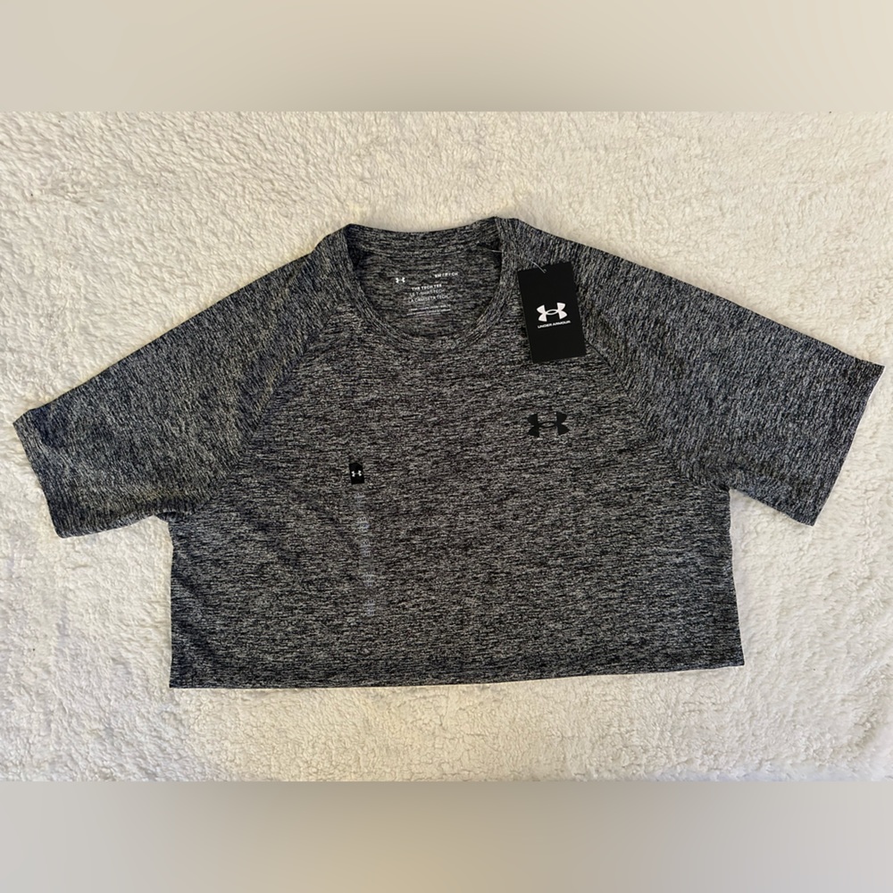 Under Armour The Tech Tee men’s size small black/gray loose fit NWT